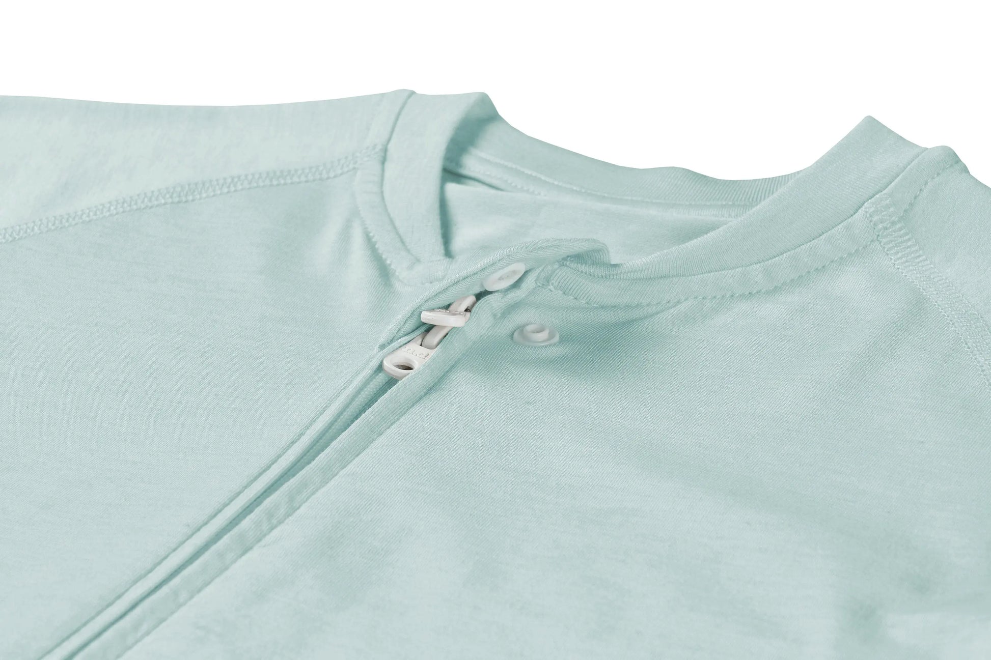 Nest Designs Bamboo Jersey Short Sleeve Footed Sleep Bag 0.5 Tog Pantone Harbor Grey