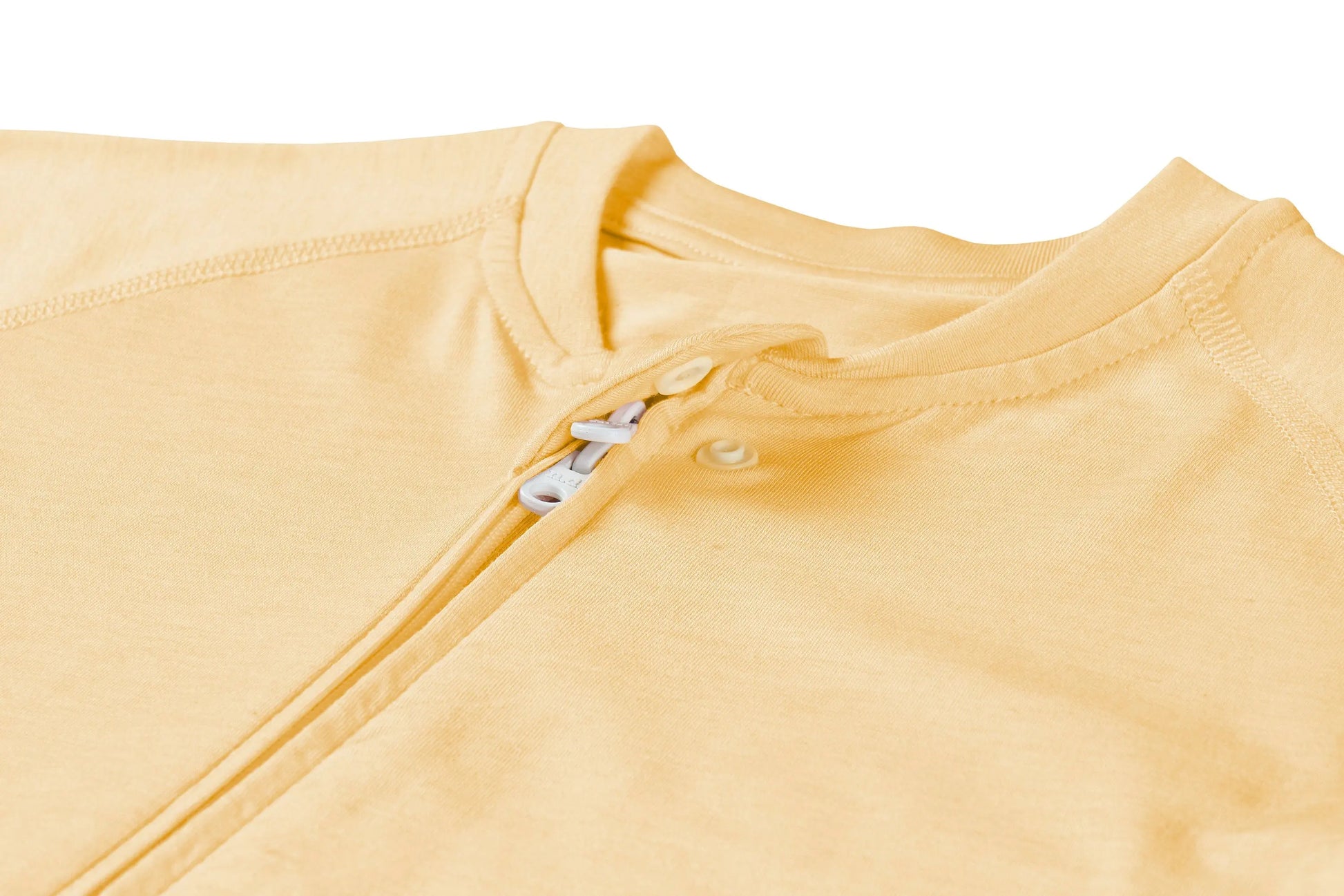 Nest Designs Bamboo Jersey Short Sleeve Footed Sleep Bag 0.5 Tog Pantone Sunset Gold