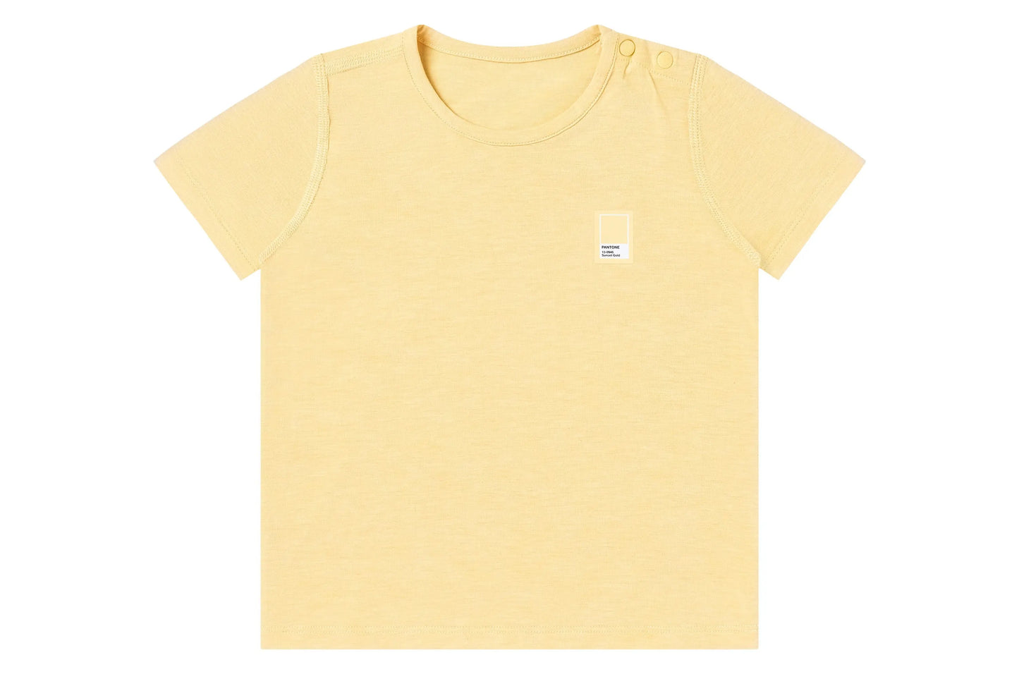 NEST DESIGNS BAMBOO JERSEY SHORT SLEEVE T-SHIRT - PANTONE SUNSET GOLD - baby enRoute