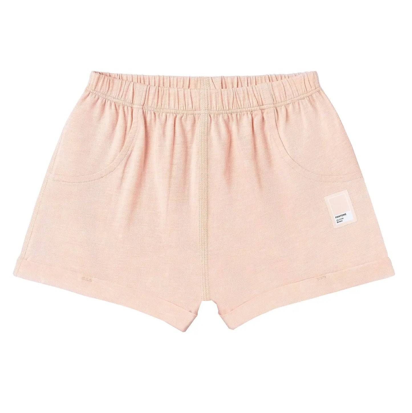 NEST DESIGNS BAMBOO JERSEY SHORTS PANTONE BELLINI - baby enRoute