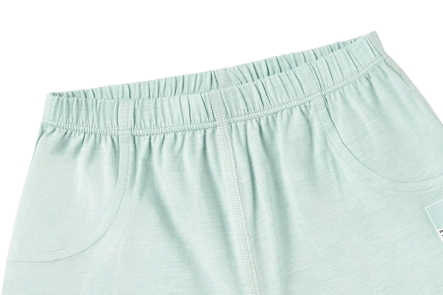 NEST DESIGNS BAMBOO JERSEY SHORTS - PANTONE HARBOR GREY - baby enRoute
