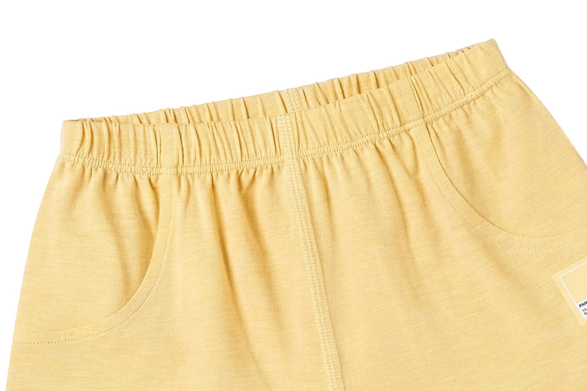 Nest Designs Bamboo Jersey Shorts Pantone Sunset Gold