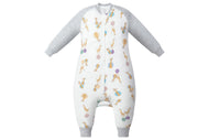 NEST DESIGNS BAMBOO LONG SLEEVE FOOTED SLEEP BAG 1.0 TOG - GIRAFFE SHAPES