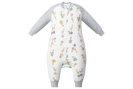 NEST DESIGNS BAMBOO LONG SLEEVE FOOTED SLEEP BAG 1.0 TOG - GIRAFFE SHAPES
