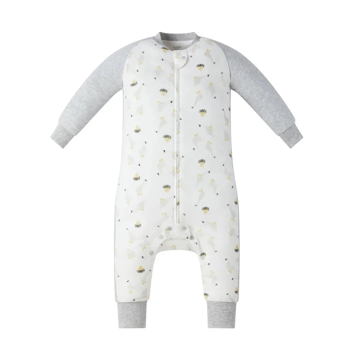 Nest Designs Bamboo Long Sleeve Footed Sleep Bag 1.0 Tog The Goose & The Golden Egg