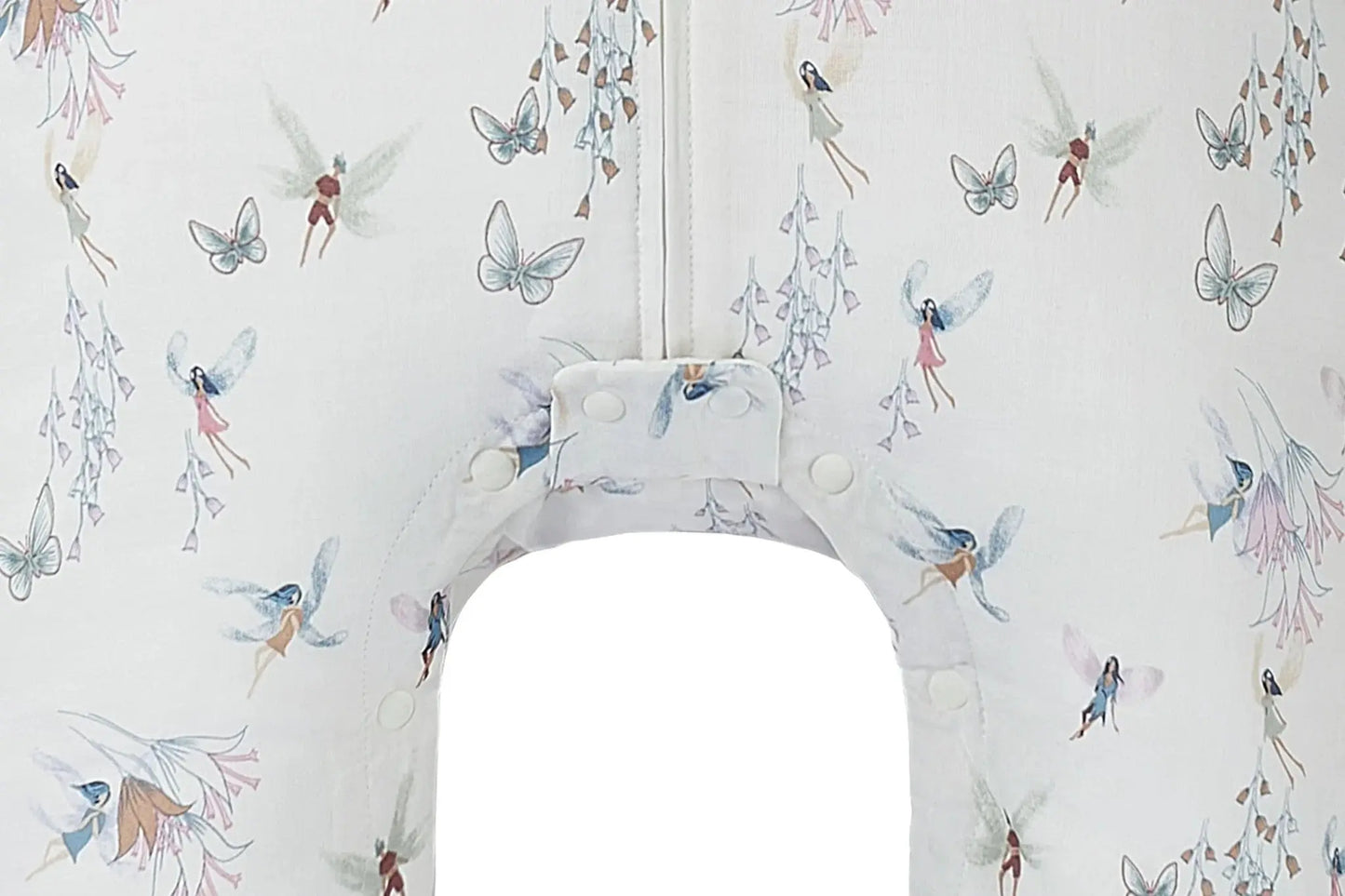 NEST DESIGNS BAMBOO PIMA LONG SLEEVE FOOTED SLEEP BAG 0.6 TOG FAIRY TALE - baby enRoute