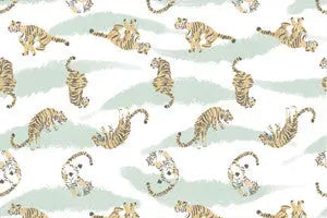 NEST DESIGNS BAMBOO PIMA SLEEVELESS BUTTON DOWN ONESIE - JUNGLE STRIPES - baby enRoute