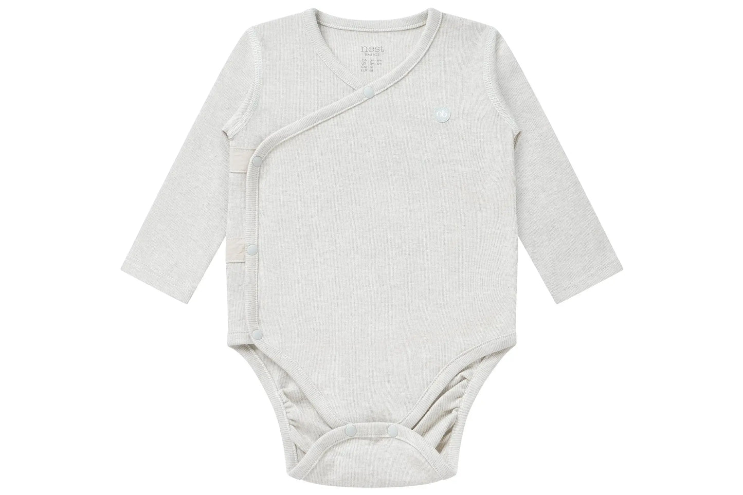 NEST DESIGNS BASICS ORGANIC COTTON 3 PIECE BABY GIFT SET LIGHT GREY - baby enRoute