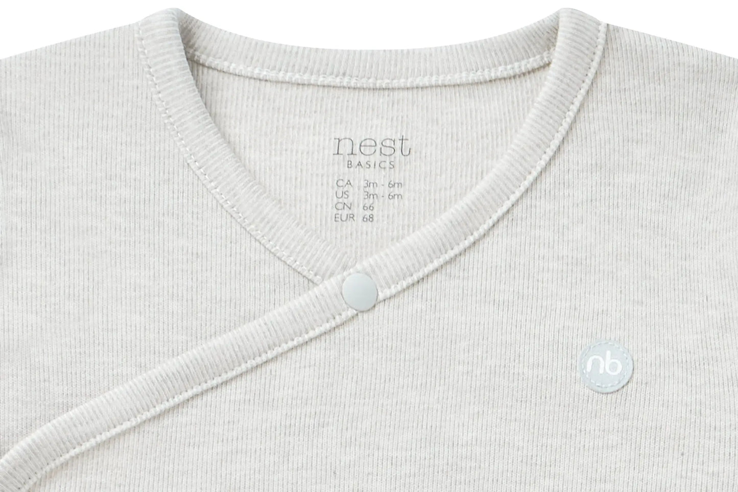 NEST DESIGNS BASICS ORGANIC COTTON 3 PIECE BABY GIFT SET LIGHT GREY - baby enRoute