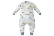 Nest Designs Organic Cotton Long Sleeve Footed Sleep Bag 1.0 Tog Ocean Wonders
