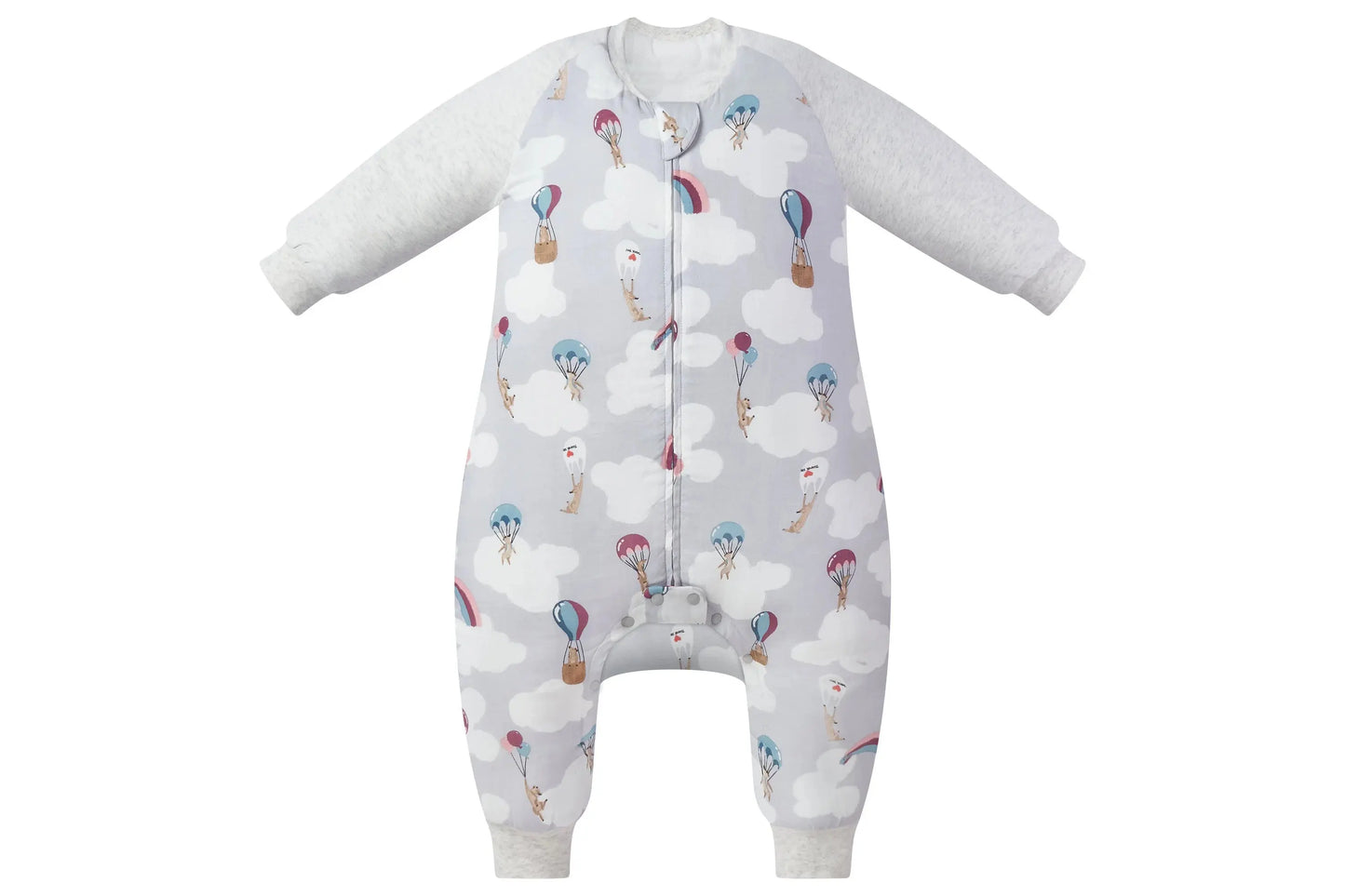 NEST DESIGNS RAGLAN BAMBOO LONG SLEEVE FOOTED SLEEP BAG 2.5 TOG - MEERKATS AWAY - baby enRoute