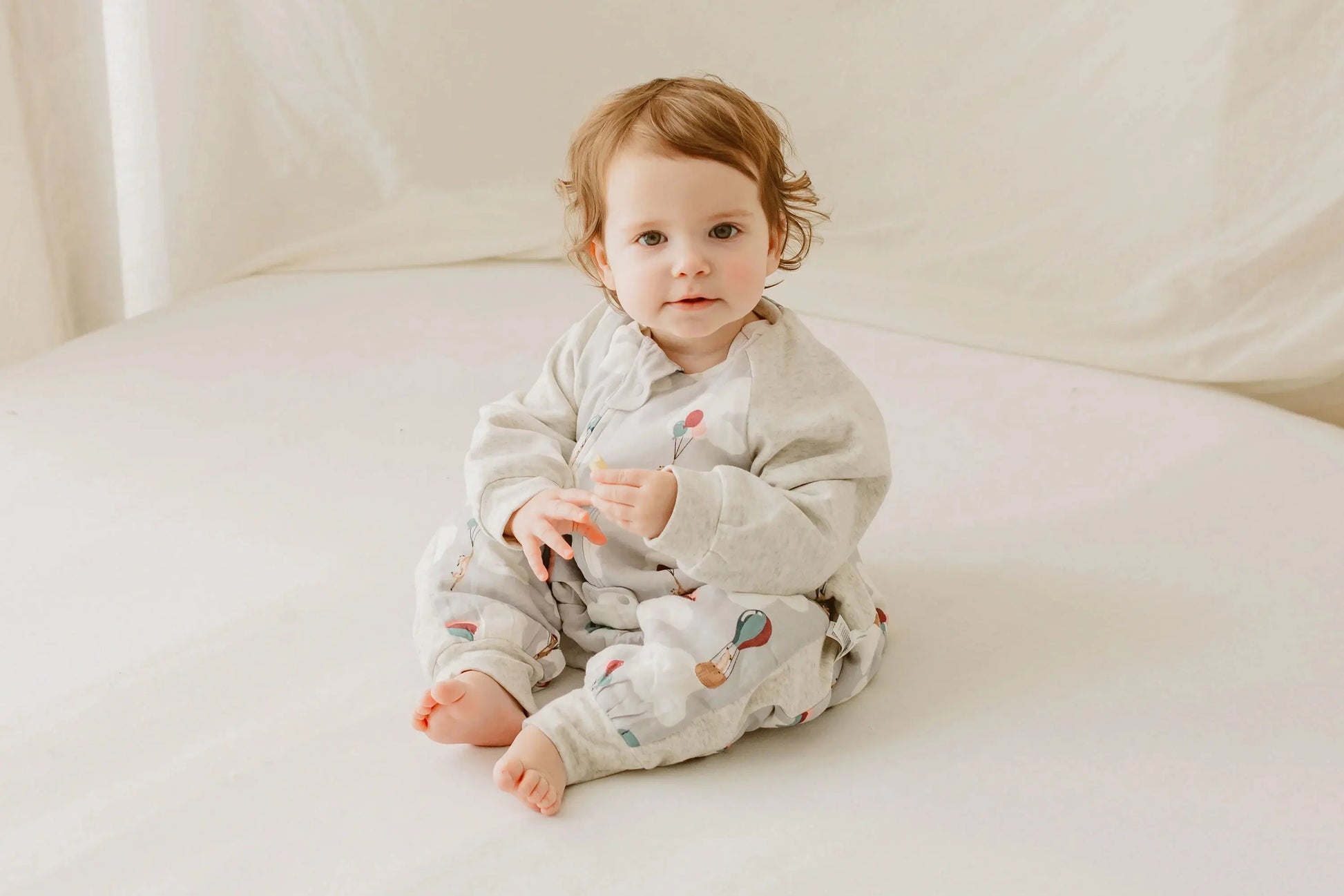 Nest Designs Raglan Bamboo Long Sleeve Footed Sleep Bag 2.5 Tog Meerkats Away