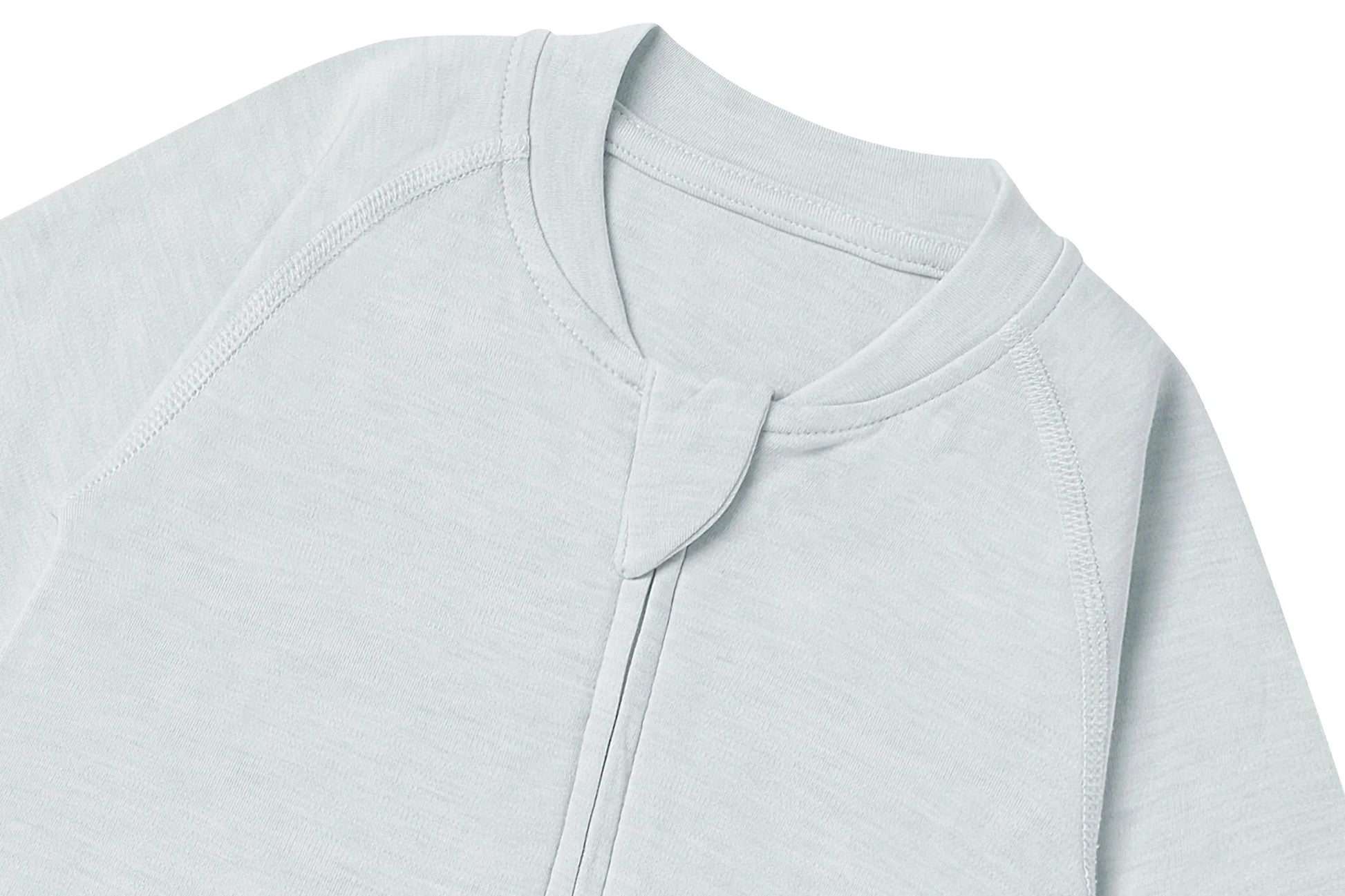 Nest Designs Tanboocel Long Sleeve Footed Sleeper- Pantone Ice Flow