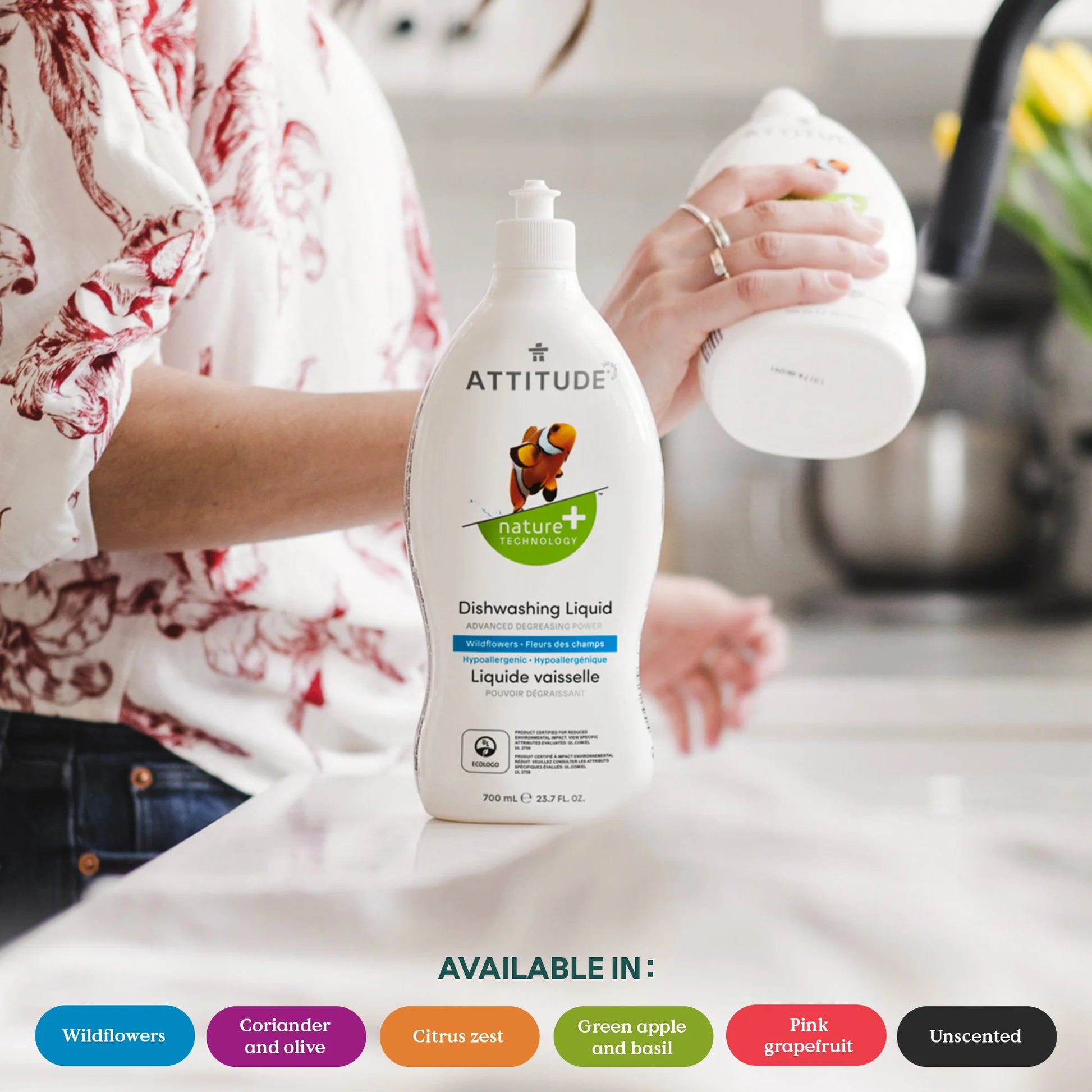 ATTITUDE DISHWASHING LIQUID CITRUS ZEST 700 ML