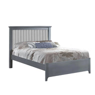 Natart Taylor 54 Inch Double Bed With Channel Tufted Headboard Panel