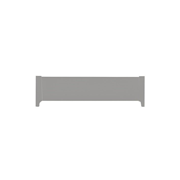 Natart Taylor 54-inch low-profile crib footboard in gray, compatible with 65003