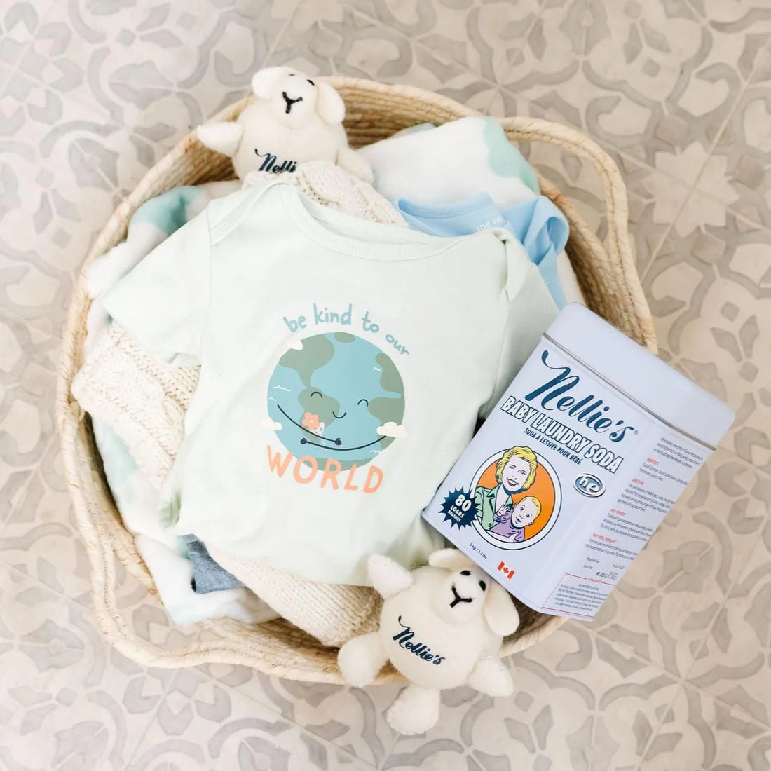 NELLIE'S BABY LAUNDRY SODA 80 LOADS (TIN)