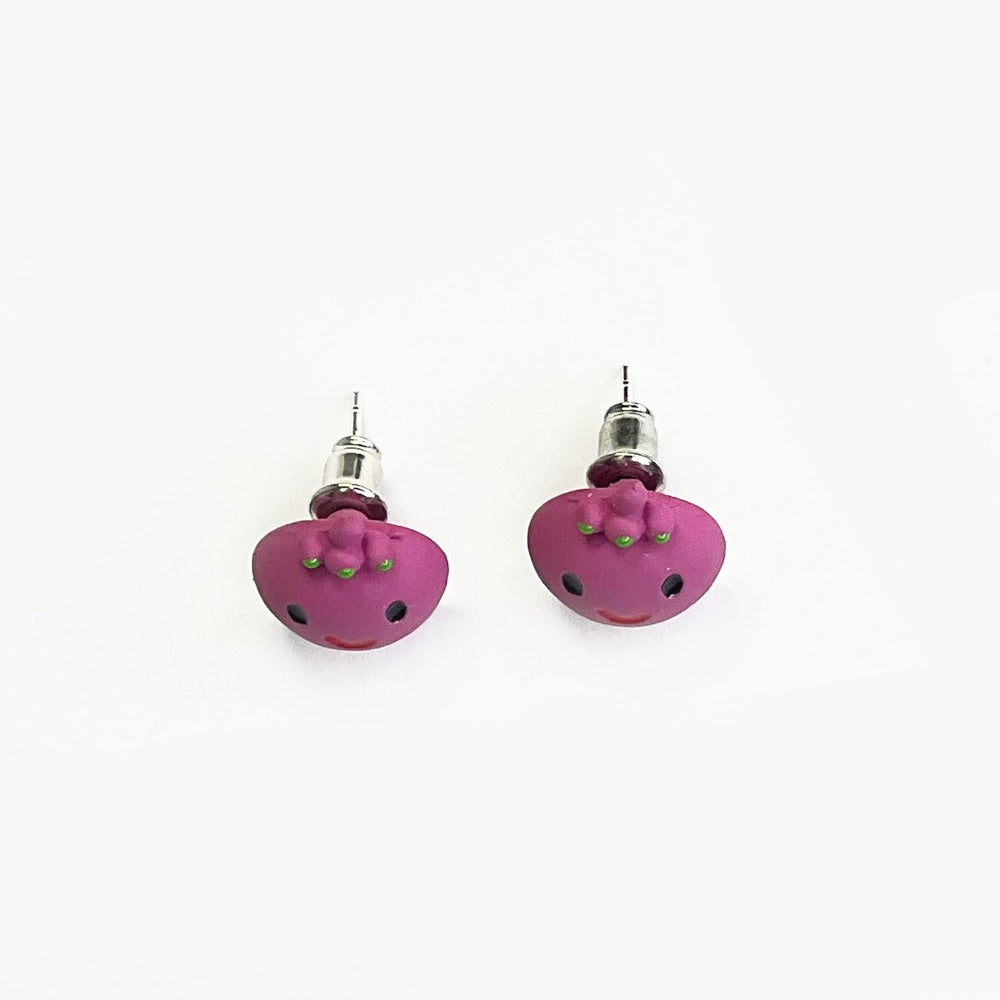 Nemibaby Earrings Mangostana 925 Sterling Silver Pins