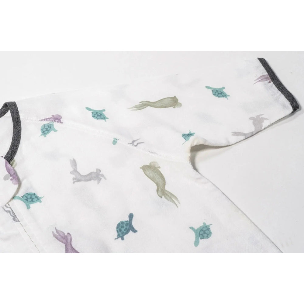 Nest Designs 0.23 Tog Bamboo 3/4 Sleeve Sleep Bag The Tortoise & The Hare