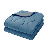 Nest Designs Avocado Bamboo Cozy Blanket Medium Captain's Blue