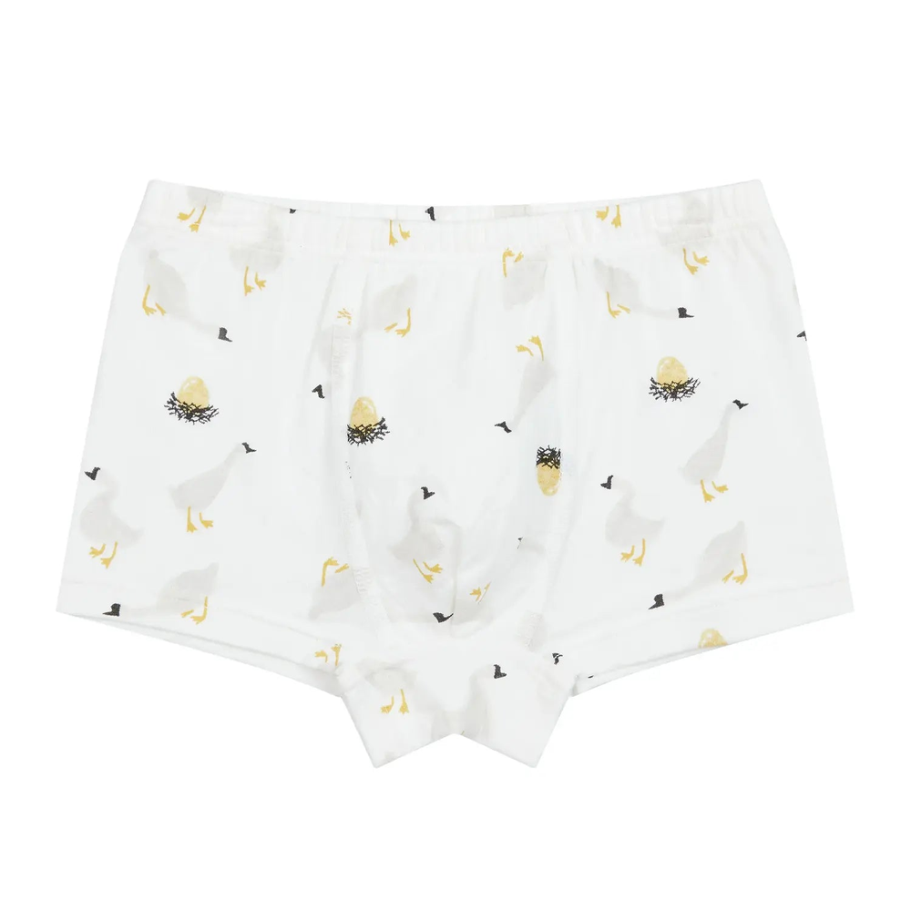 Nest Designs Bamboo Girls Boy Short Underwear (2 Pack) Lion & Goose