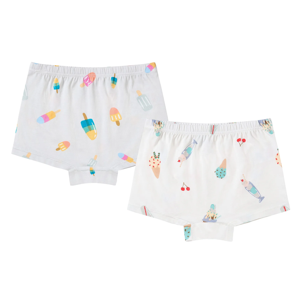 Nest Designs Bamboo Girls Underwear (2 Pack) Sweet Treats