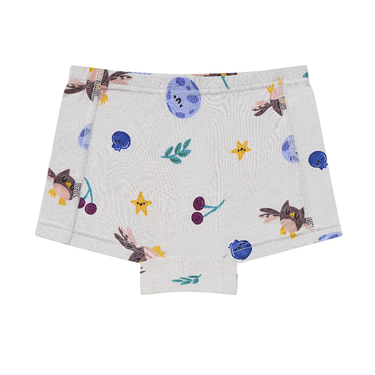 Nest Designs Bamboo Jersey Girls Boy Short Underwear 2 Pack Fall Magic