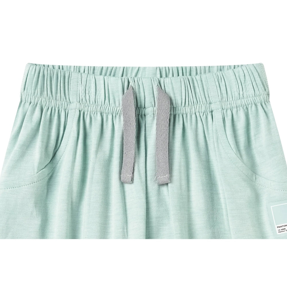 Nest Designs Bamboo Jersey Harem Pants Pantone Harbor Grey