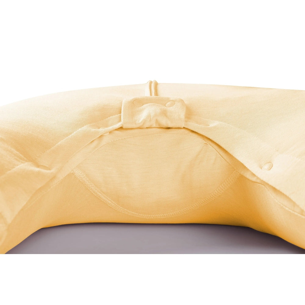 Nest Designs Bamboo Jersey Short Sleeve Footed Sleep Bag 0.5 Tog Pantone Sunset Gold