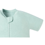 Nest Designs Bamboo Jersey Short Sleeve Footed Sleep Bag 0.5 Tog Pantone Harbor Grey