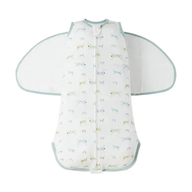 Nest Designs Bamboo Jersey Swaddle Sleep Bag 0.25 Tog The Ant & The Grasshopper 0-6M