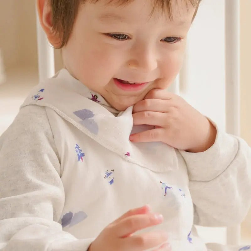 Nest Designs Bamboo Muslin Baby Bandana Bib Frosty Fun