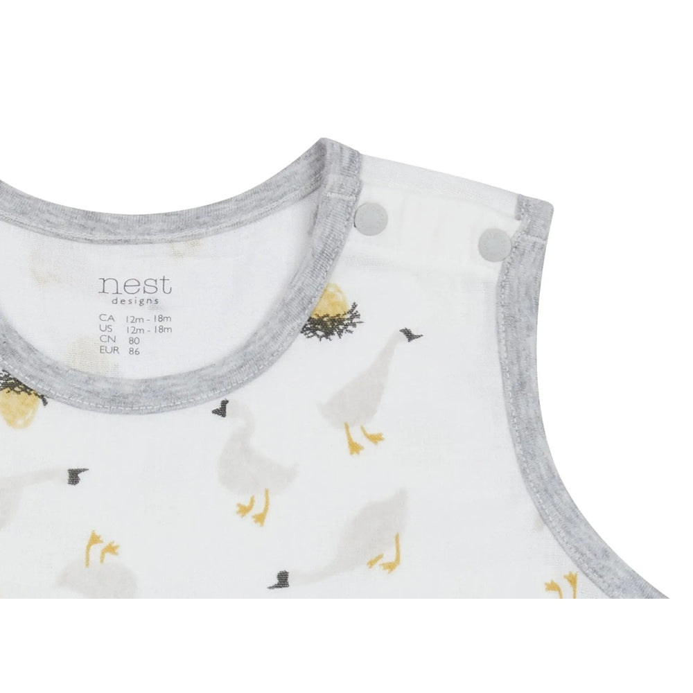 Nest Designs Bamboo Pima Sleeveless Romper The Goose & The Golden Egg