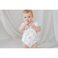 Nest Designs Bamboo Short Sleeve Kimono Onesie Fairy Tale
