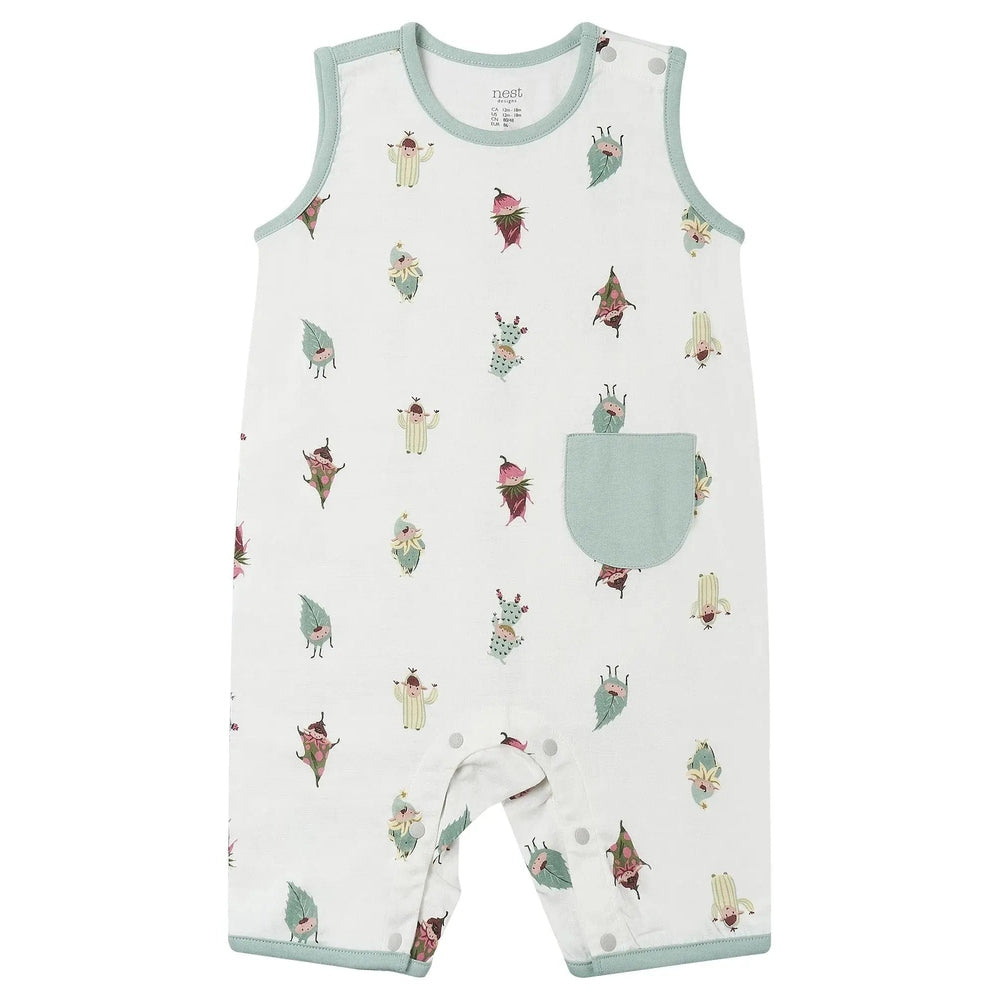 Nest Designs Bamboo Sleeveless Romper Pixie Dust