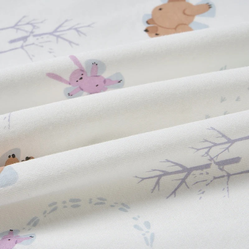 Nest Designs Bamboo Toddler Pillow With Pillowcase Snow Angels
