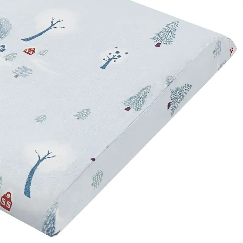 Nest Designs Bamboo Toddler Pillow With Pillowcase Snowy Snuggles