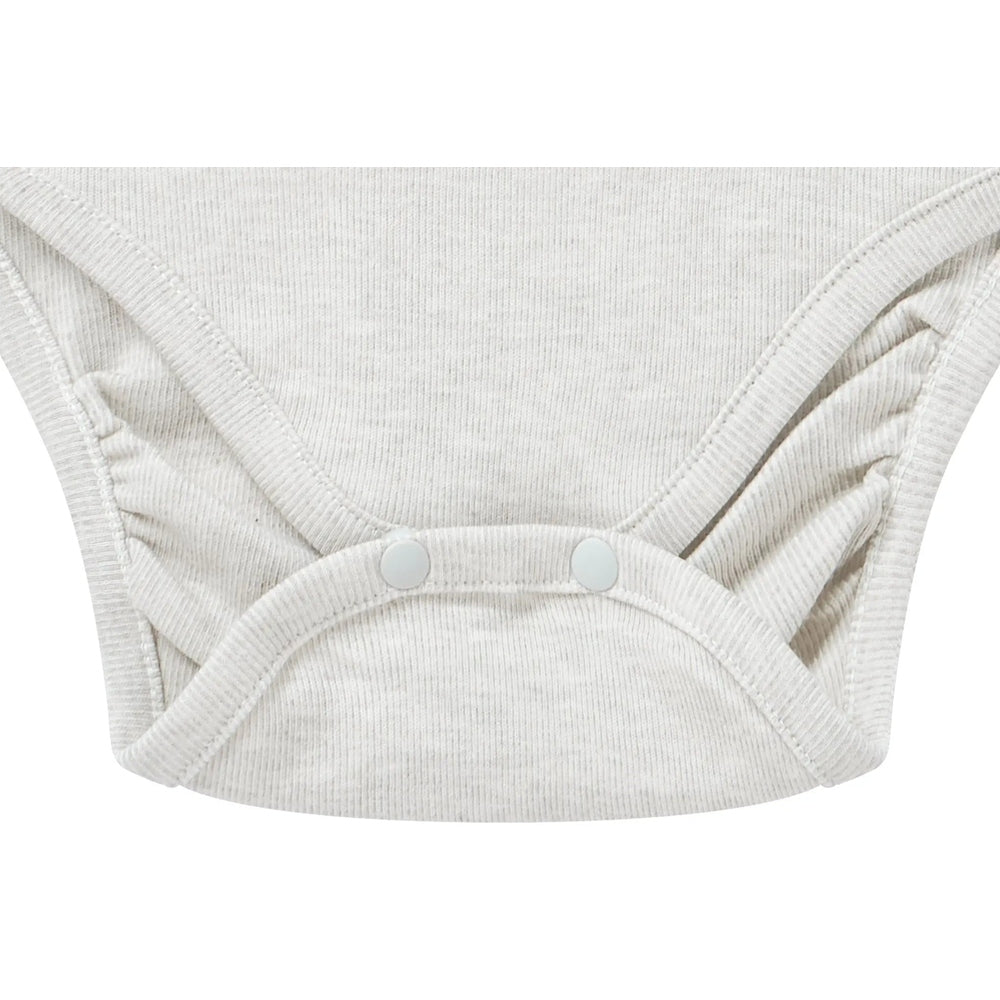 Nest Designs Basics Organic Cotton 3 Piece Baby Gift Set Light Grey