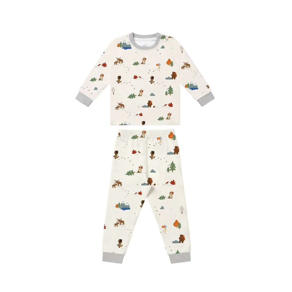 Nest Designs Long Sleeve Pj Set Timber