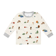 Nest Designs Long Sleeve Pj Set Timber