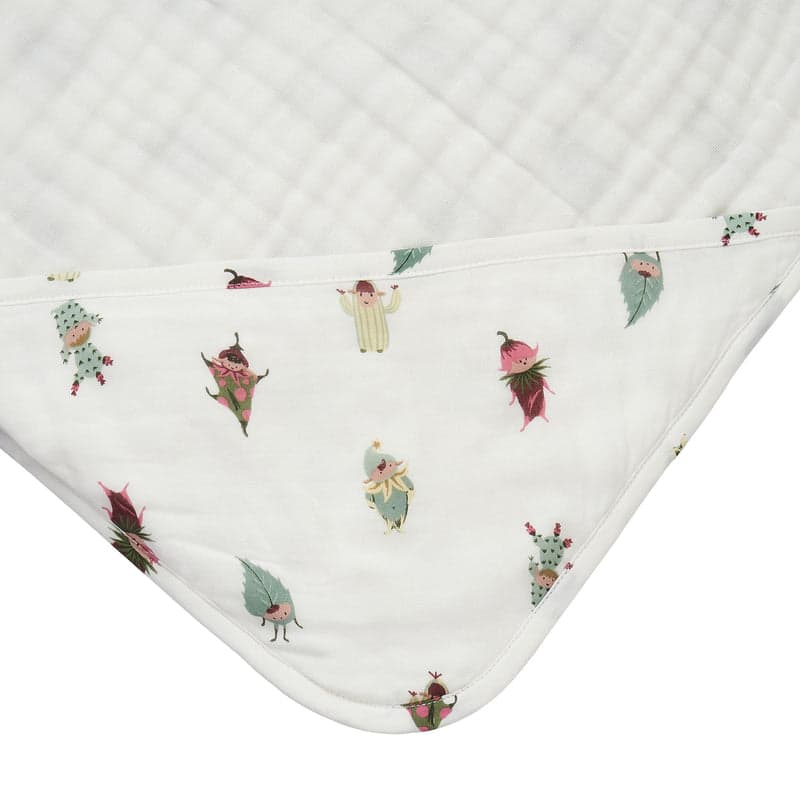 Nest Designs Organic Cotton 9-Layer Hooded Baby Bath Towel Pixie Dust