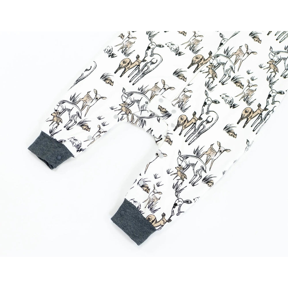 Nest Designs Organic Cotton Long Sleeve Sleep Suit 1.0 Tog Mama Deerest