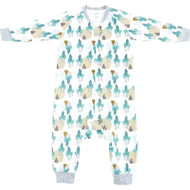 Nest Designs Organic Cotton Long Sleeve Sleep Suit 1.0 Tog Where's The Bear