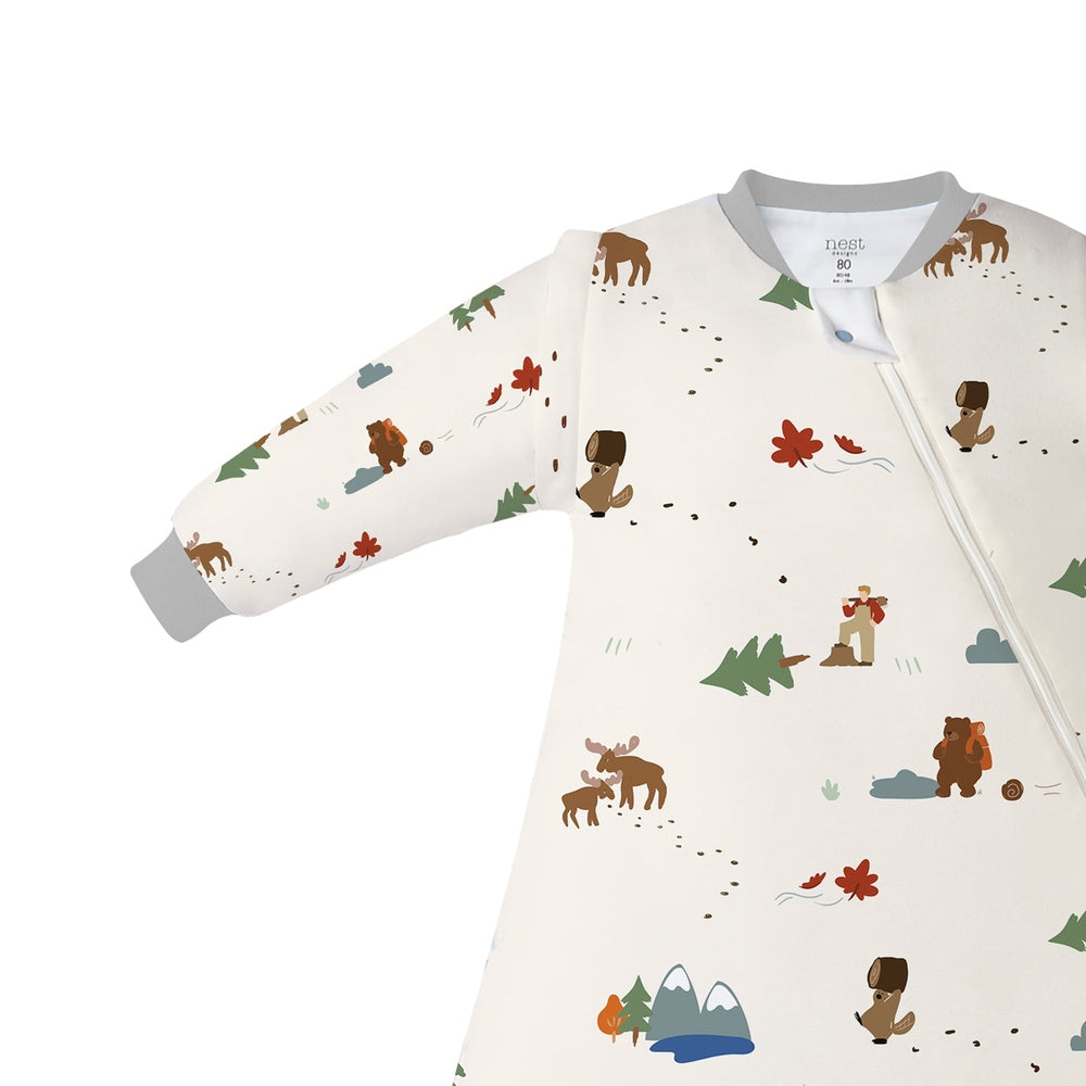 Nest Designs Organic Cotton Removable Sleeve Sleep Bag 1.0 Tog (6M - 18M)