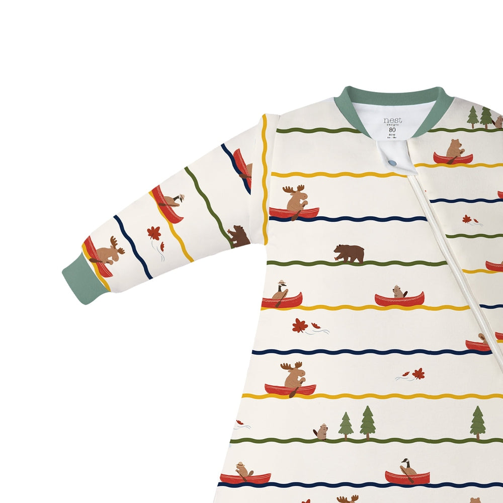 Nest Designs Organic Cotton Removable Sleeve Sleep Bag 1.0 Tog (6M - 18M)