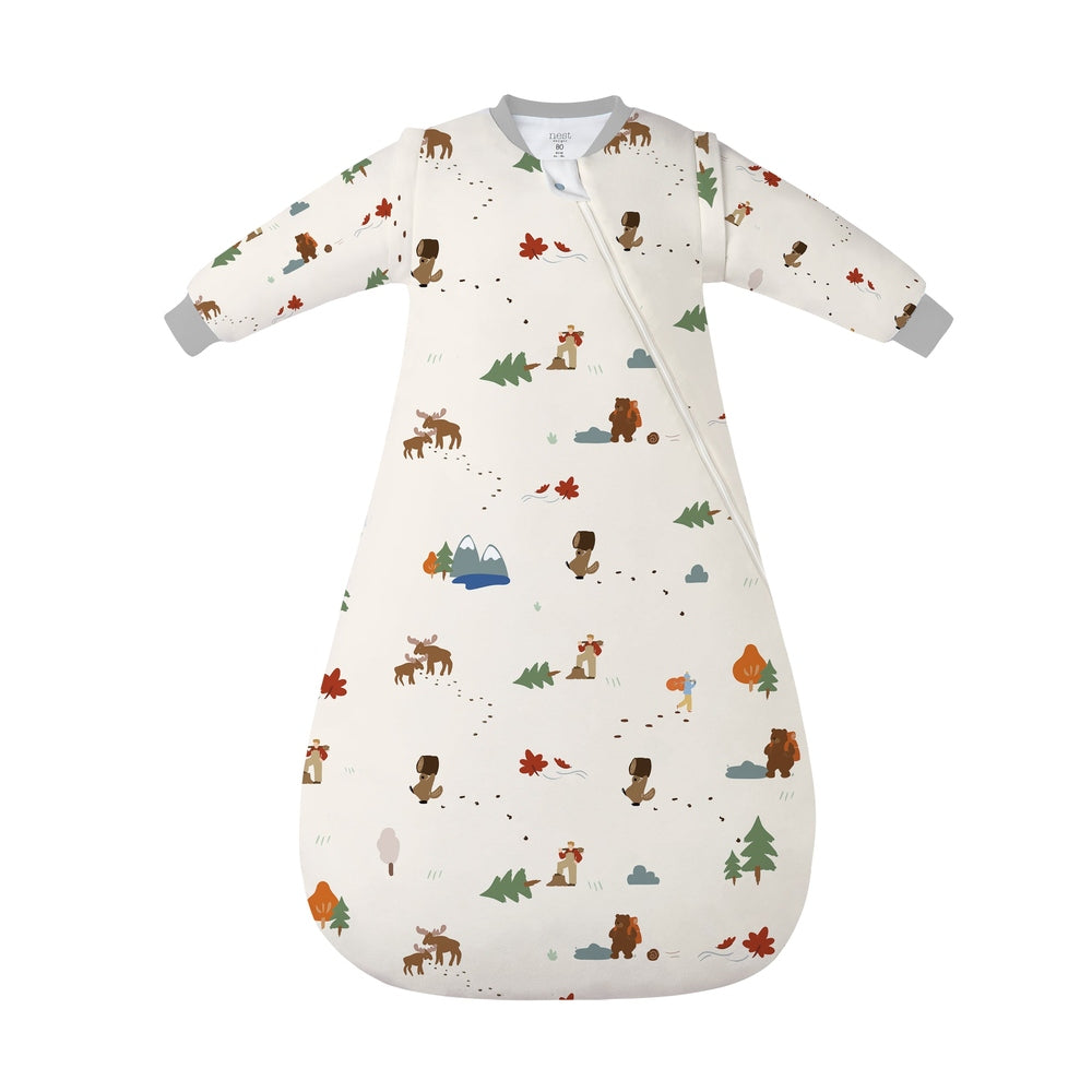 Nest Designs Organic Cotton Removable Sleeve Sleep Bag 1.0 Tog (6M - 18M)