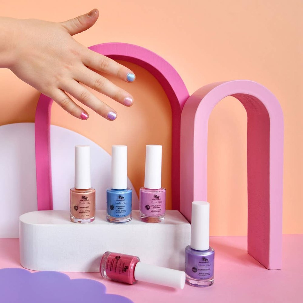 No Nasties Kids 20 Free Water Based Scented Scratch Off Kids Nail Polish