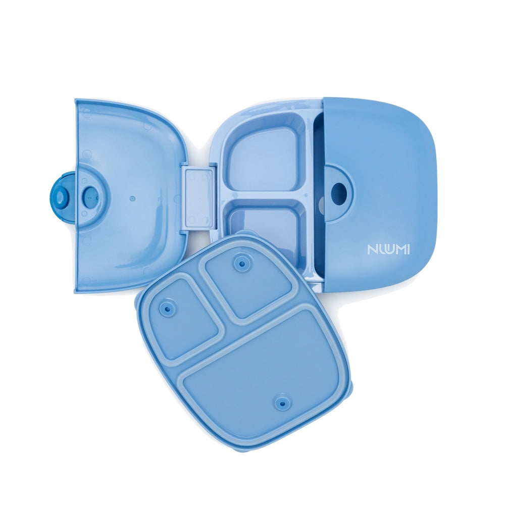 Nuumi Lunch Box With Stickers Blue