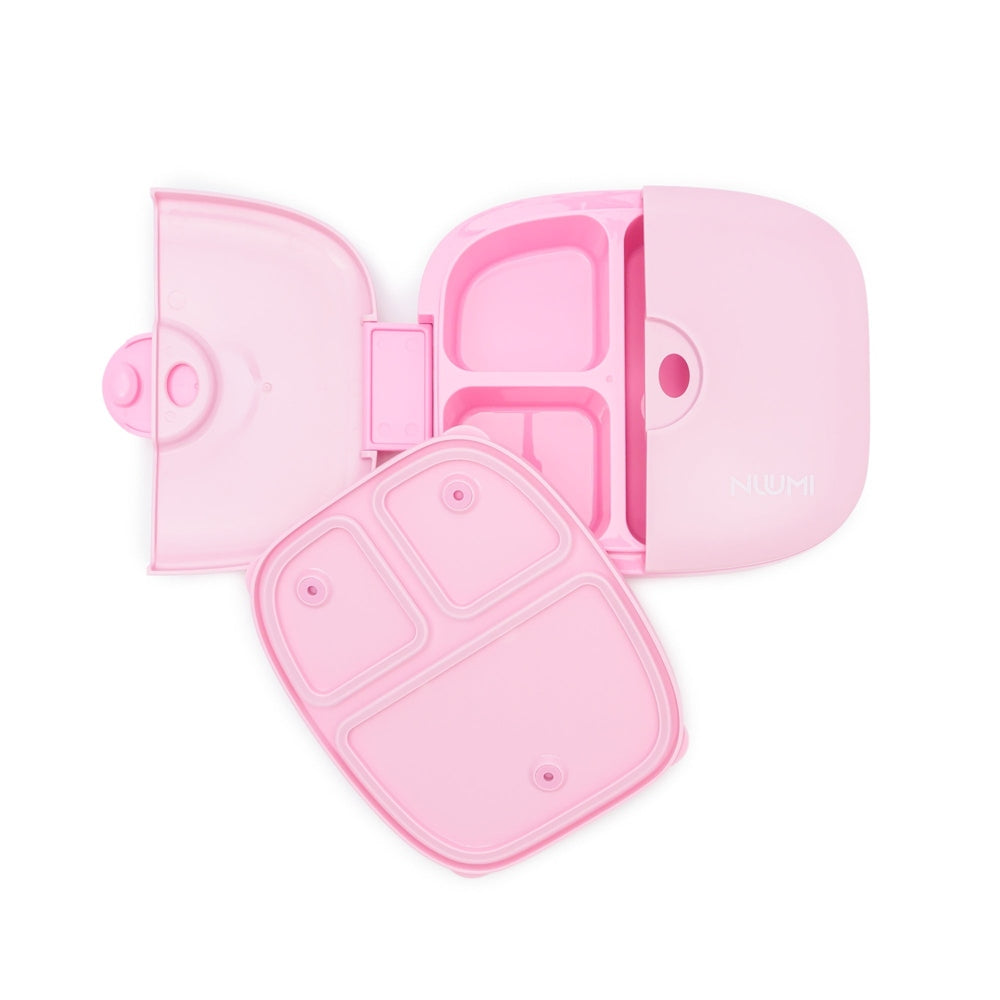 Nuumi Lunch Box With Stickers Pink