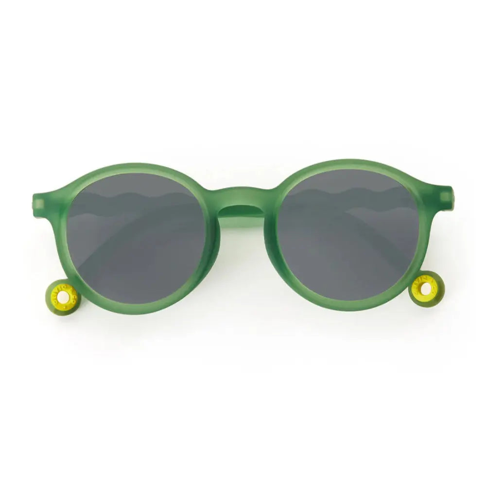 OLIVIO & CO OVAL SUNGLASSES KIDS/JUNIOR CLASSIC OLIVIO OLIVE GREEN 